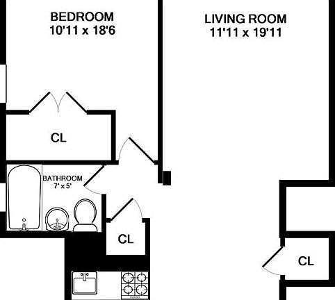 2nd image of 211 E 18th St APT 3V