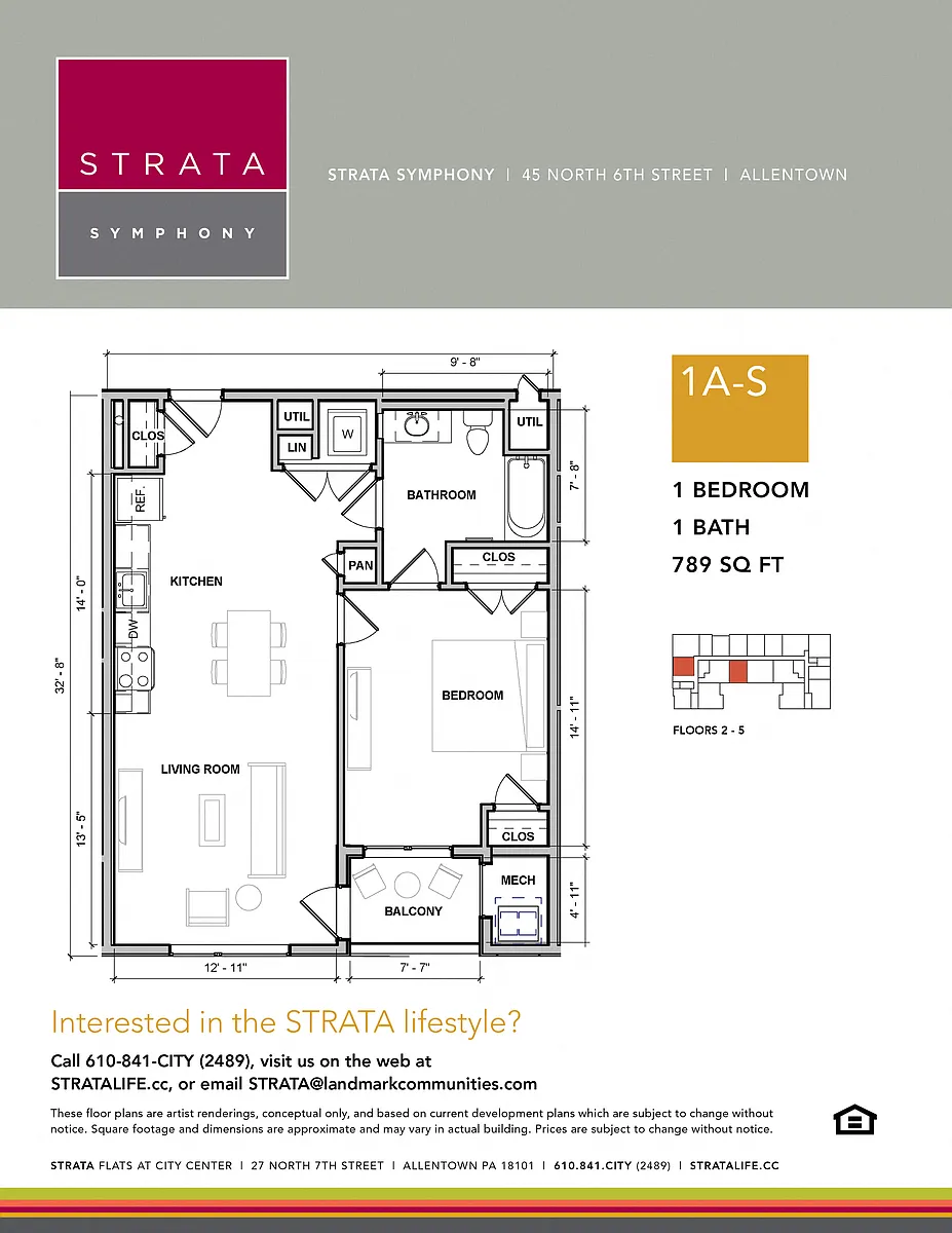 Floor plan 1A-S