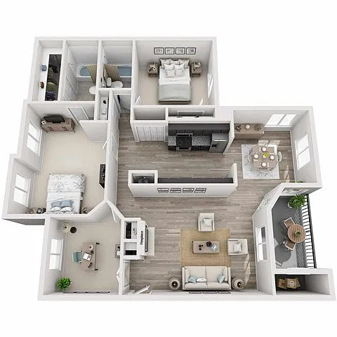 Floor plan B3