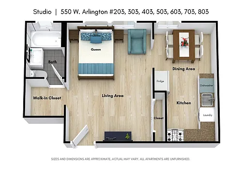 Floor plan Studio
