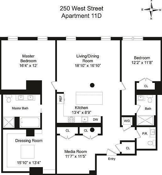 1st image of 250 West St APT 11D