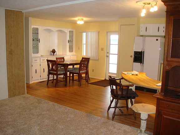 looking into dining area