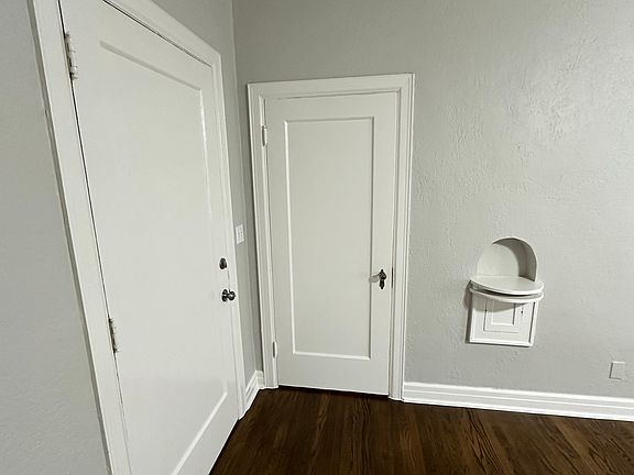 front entry door and large closet door
