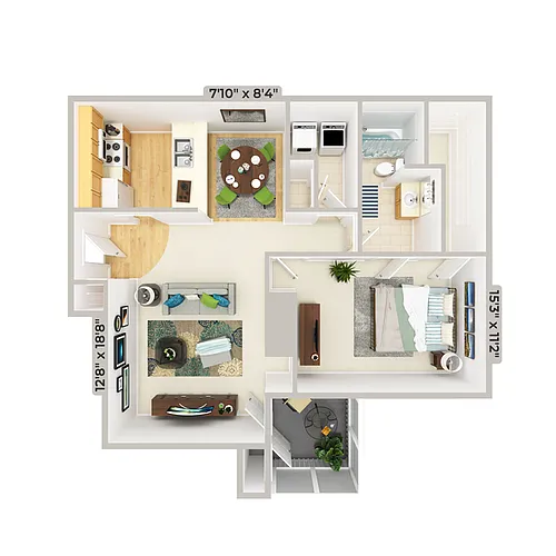 Floor plan A1 - Carter