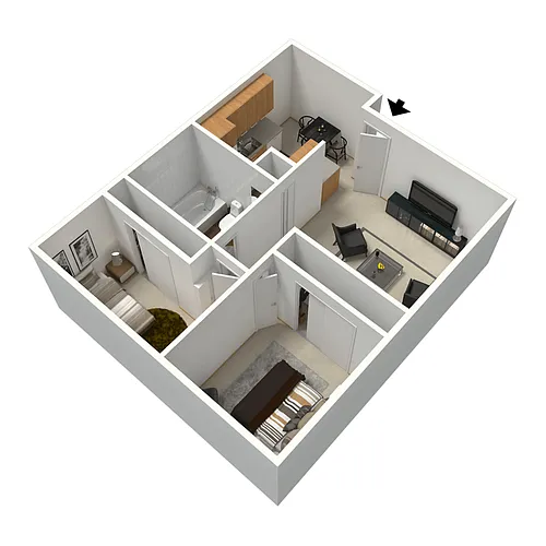 Floor plan Highland Renovated
