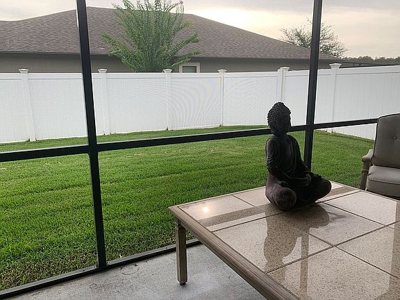 Fenced in yard