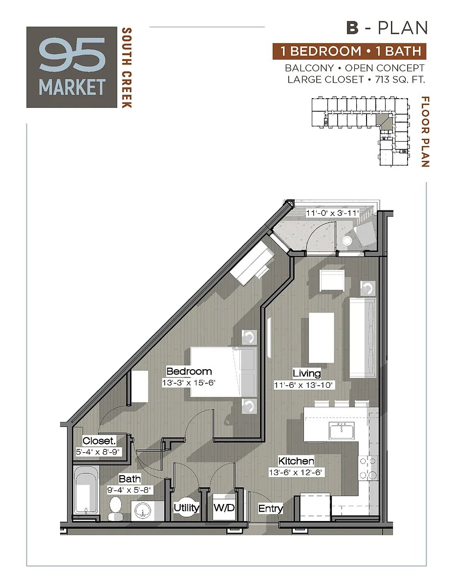 Floor plan B - Plan