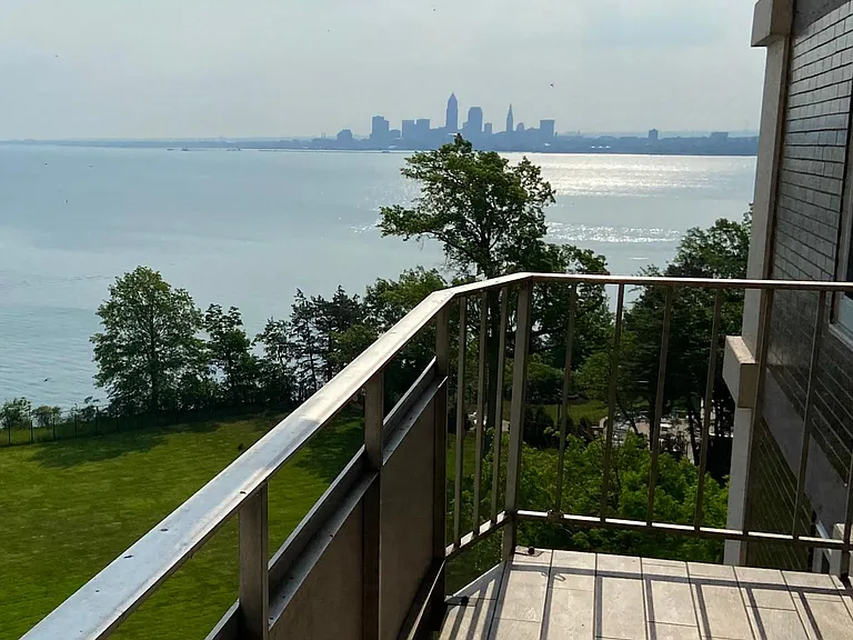 view from balcony