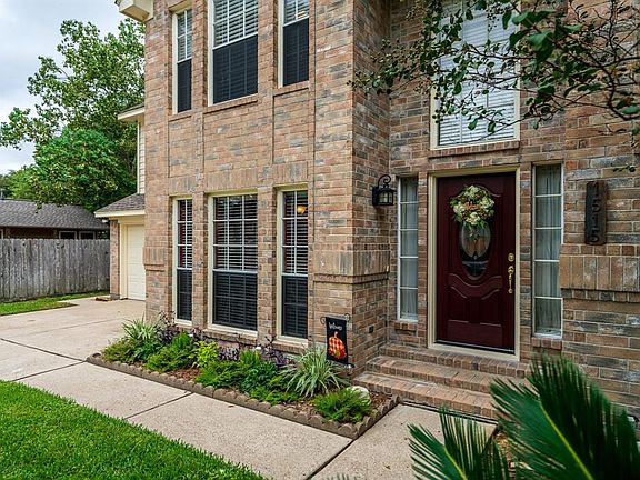 Beautiful brick home with recent landscaping.