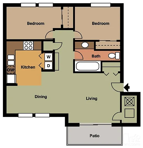 Floor plan 2X1