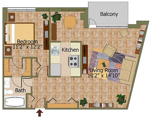 Floor plan B-5