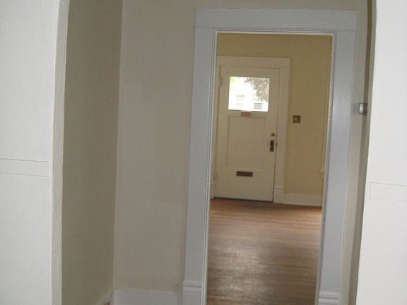 View from kitchen, through dining area (or office area) to f