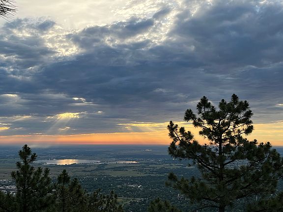 everchanging, exceptional views from top of the stairs, Denver is visible at times