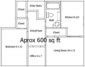 Entire 2nd floor is yours