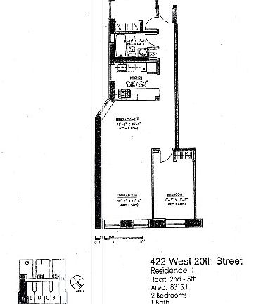 2nd image of 422 W 20th St APT 4F
