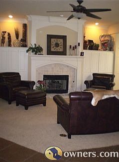 Gas Fireplace in Great Room