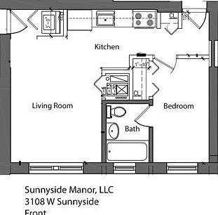 5th image of 3108 W Sunnyside Ave APT 3F