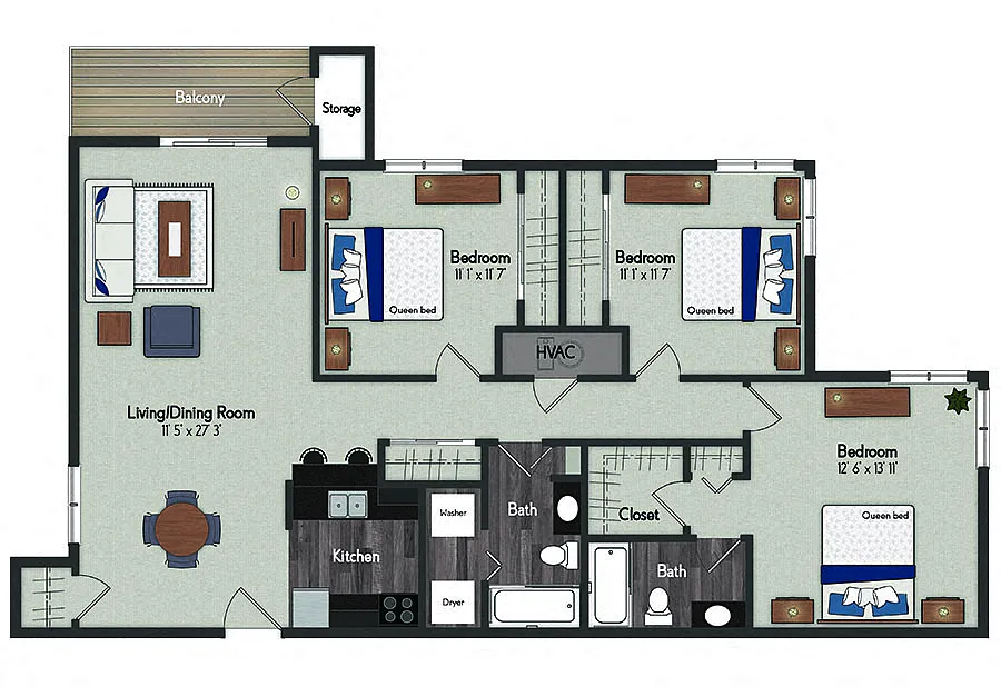Floor plan Nottingham
