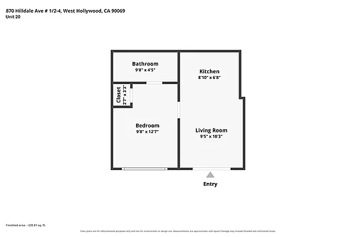 Floor plan 870-20