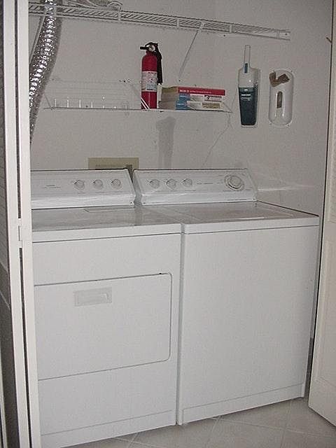 Laundry closet