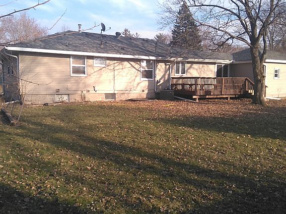 Backyard with garden