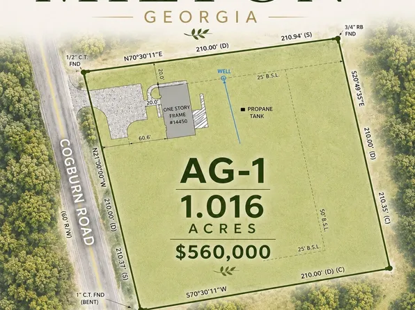 14450 Cogburn Rd, Milton, GA 30004