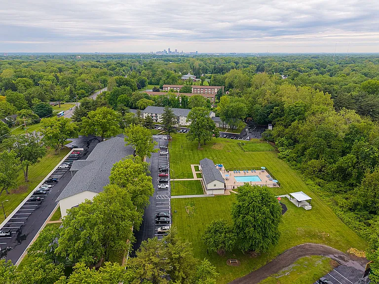 Aerial view of the community