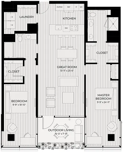 Floor plan Pasadena