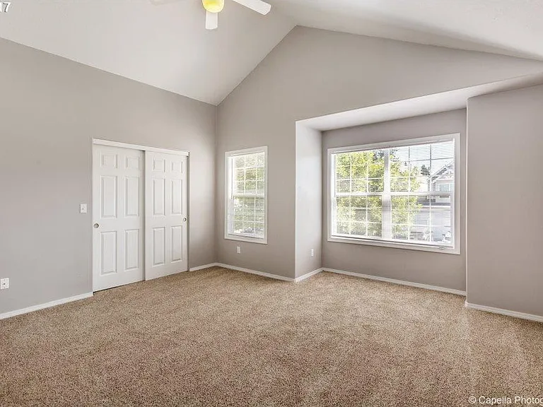 Master Suite with its dedicated walk - in closet .