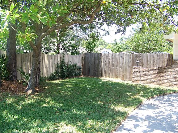 Side yard front of house