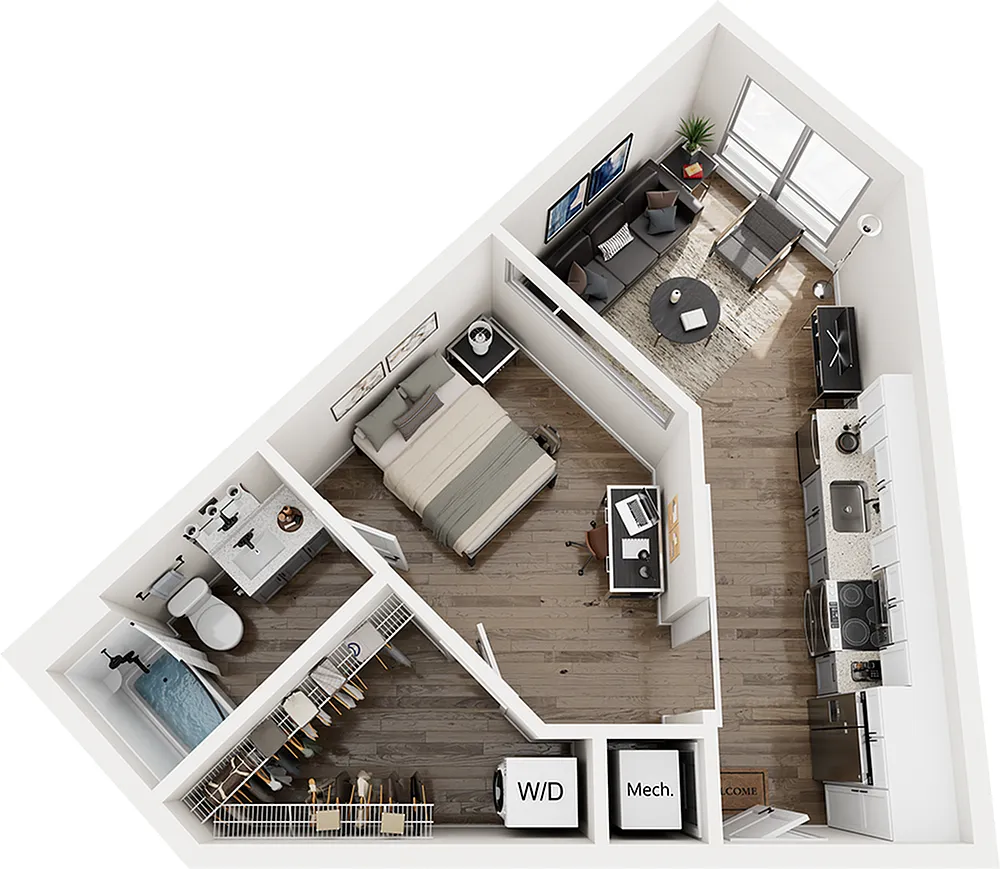 Floor plan Studio
