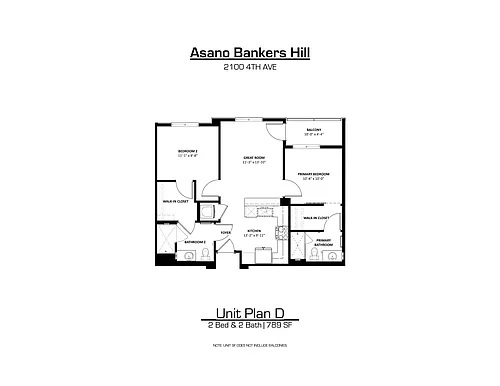 Floor plan Plan D