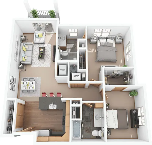 Floor plan Allanite