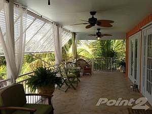 open comportable porch upstairs