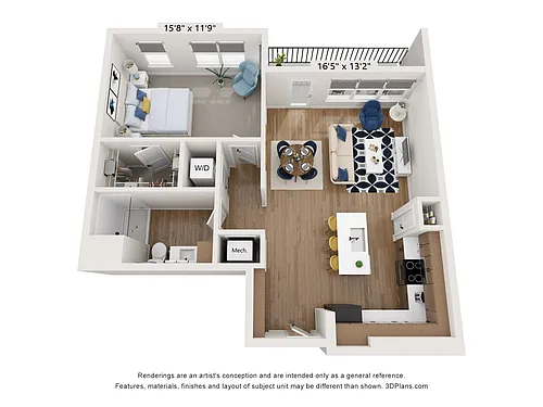 Floor plan A8 Hickory