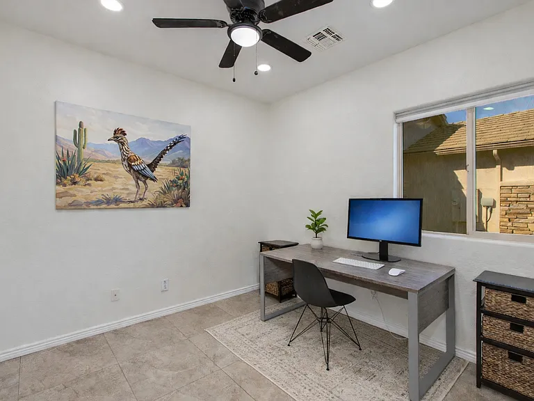 Guest Bedroom, Office Set up
