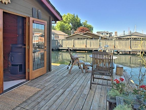 Live outdoors. Float on the water w/your boat along side.