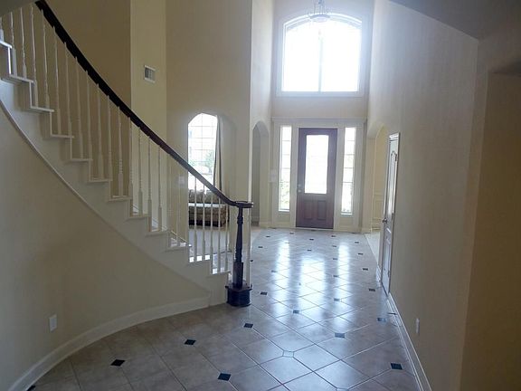 The front door and foyer