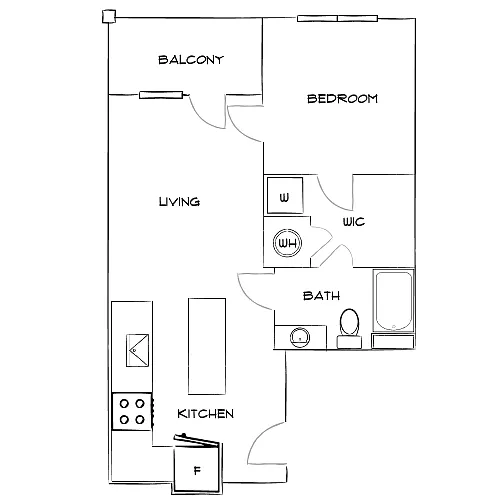 Floor plan Design 1B