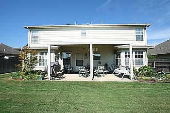Full guttering along the back of the home. 