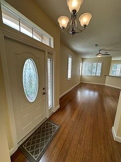 front door entrance to the home