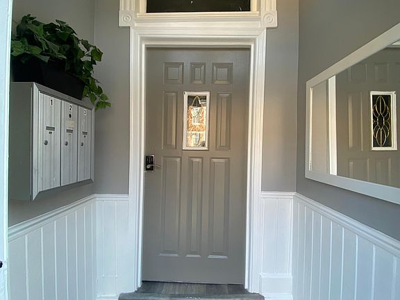 front entry to building