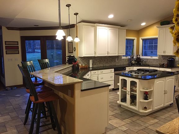 kitchen and door to patio