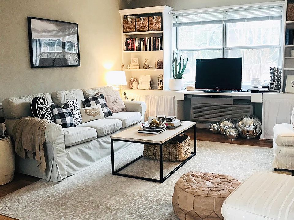 living room with furniture