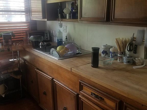 Kitchen toward sink.