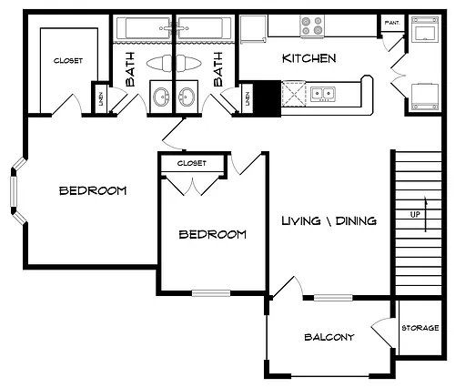 Floor plan B2
