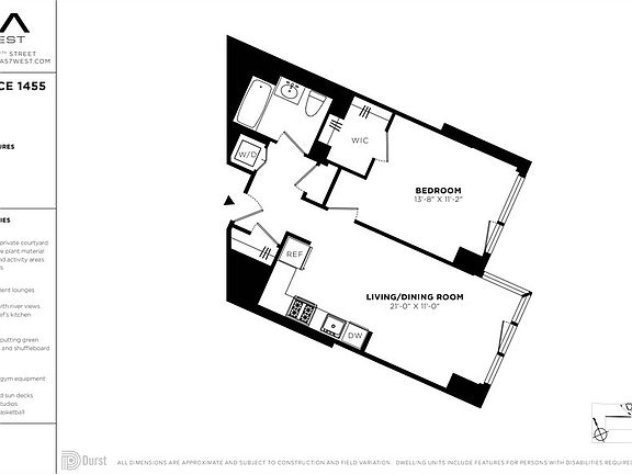 2nd image of 625 W 57th St APT 1455