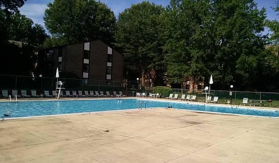 Pool view from balcony