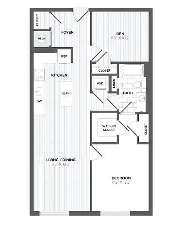 Floor plan a10dd