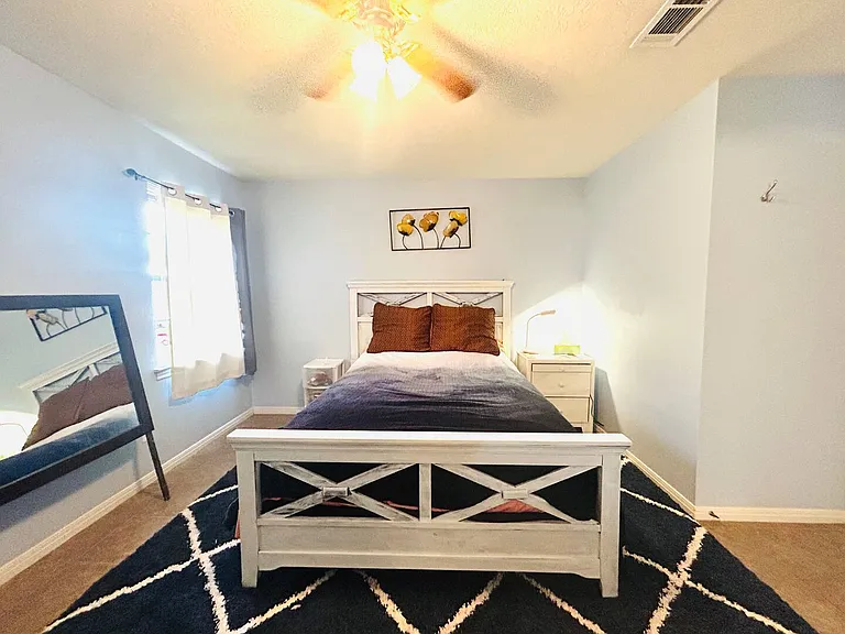 spacious master bedroom